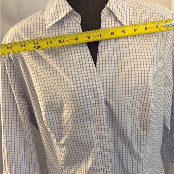 Riders by Lee Easy Care Women’s Blue and white Checkered Shirt. XL. - Picture 10 of 12
